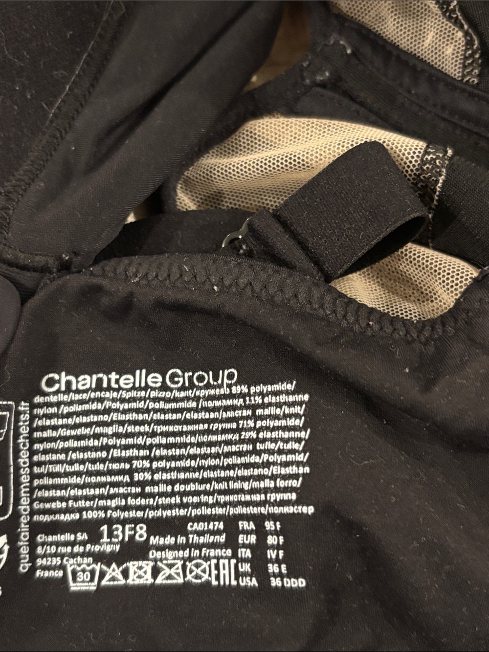 Chantelle Norah Supportive Wireless Bra- lot of 2 - Picture 8 of 8